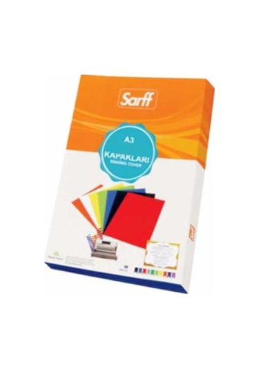 Sarff A3 Pvc Şeffaf Cilt Kapağı 100 Lü Paket