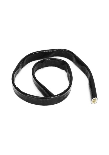 Reedark Siyah Cam Elmaslı Isıya Dayanıklı Koruyucu Kılıf - 19mm Çap X 1m Uzunluk, 1650 C Isı Dayanımı, Hidrolik Hortum Ve Kabloları Korur