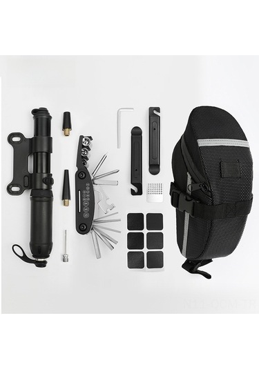 Qingmipy Bisiklet Tamir Takımı: Taşınabilir Tamir Aleti Seti, Lastik Tamiri Ve Bakım Gereçleriyle Dışarıda Bisiklet Sorunlarını Çözün Çok Renkli