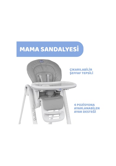 Chicco Polly Magıc Relax Lıght Grey- Toybar-pr 05079502280000