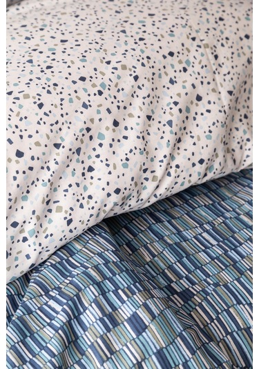 Tek Kişilik Complete Set Leros Indıgo - Complet Set Bej