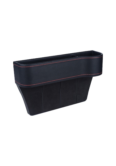 Tenfowee Araç İçi Saklama Kutusu - Siyah Abs Deri Koltuk Arası Organizer Sürücü Ve Yolcu İçin