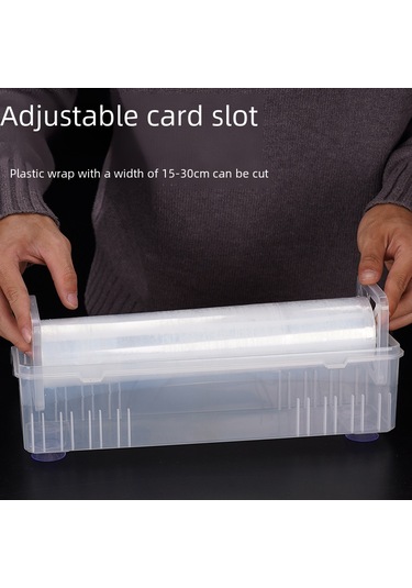 Gajeena Yeni Model Çift Yönlü Kayar Bıçaklı Mutfak Filmi Kesici, Ev Ve Ticari Kullanıma Uygun, Duvar Montajlı Süngerli Kutusu 35.5 11.5 11.5cm Diğer