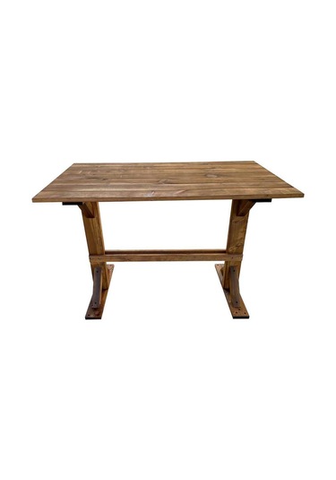 Weblonya Bahçe Masası Mutfak Yemek Masası 5141 (530024024) Koyu kahverengi