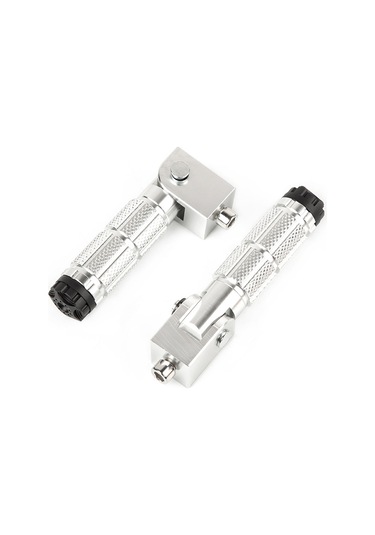 Ranyeek Alüminyum Fırça Motosiklet Ayaküstü - Çevik Katlanabilir 8mm Evrensel Parça - Güvenli Kaymazlı Dizayn Altın, Çift Paket