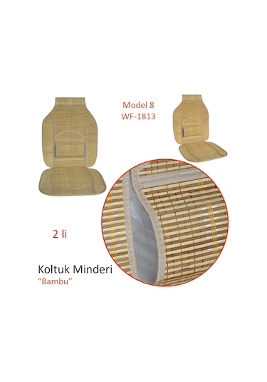 Pmx Koltuk Minderi Bambu Bej 2 Li Model 8 Wf-1813