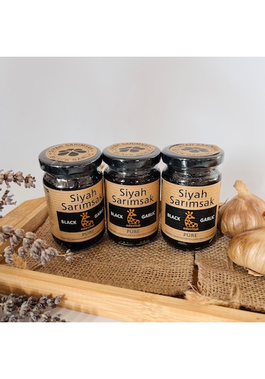 Edovital Siyah Sarımsak Püre 300 gr 100 gr X 3 Adet