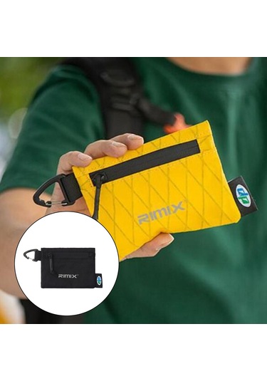 Homyl Madeni Para Kesesi Kampçılık Mini Kart Siyah-bir Siyah Bir Siyah