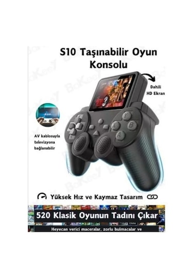 520 Oyunlu Kablosuz Oyun Konsolu i Oyun Konsolu