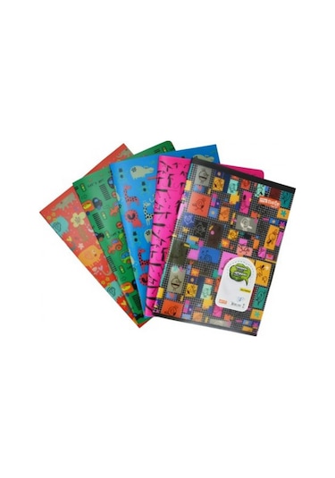Mynote Text Up Defter Desenli Pp Kapak 40Yp Kareli A5