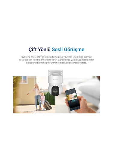 Hybrone Omni Volt Dış Ortam Wi-fi Akıllı Kamera
