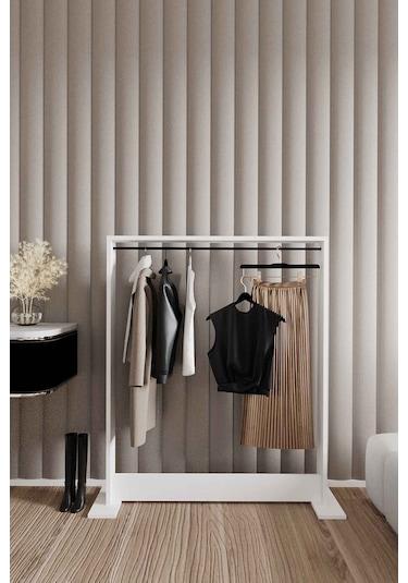 Decormet Salvitor Elbise Askısı Beyaz Beyaz