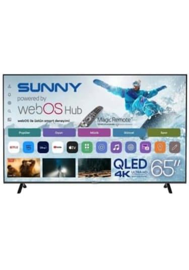 Sunny SN65QUMLN-W02M 65" QLED Ultra HD 4K WebOS TV