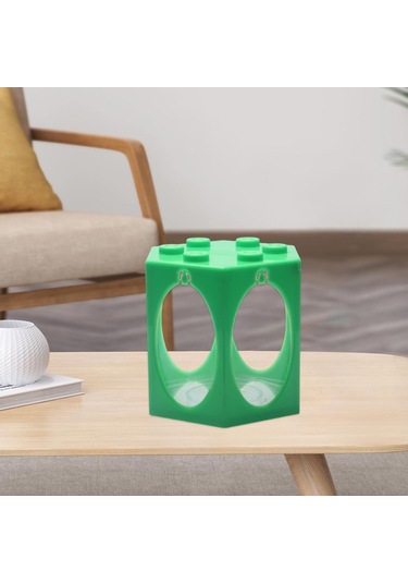 Suntek Mini Akvaryum Manzara Açık Süs Akvaryum Yuvarlak Yeşil