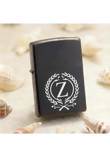 Z Harfli Kişiye Özel Harf Baskılı Benzinli Çakmak