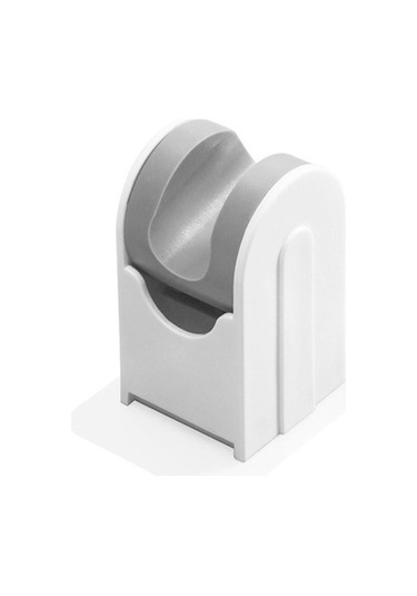 Primepickings Beyaz Ayarlanabilir Duş Tutucu Braketi Desteği Douche Duş Başlığı Tutucu Duvara Montaj Ken 2 Katlı Gri