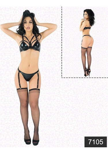 Lateks Bralet Jartiyer Takımı Görsel
