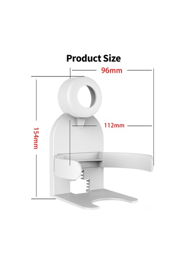 Lemestar Google Nest Wifi 2. Nesil Ac2200 İçin Abs Malzeme Router Tutucu - Kabloları Gizle, Kolay Kurulum, Beyaz