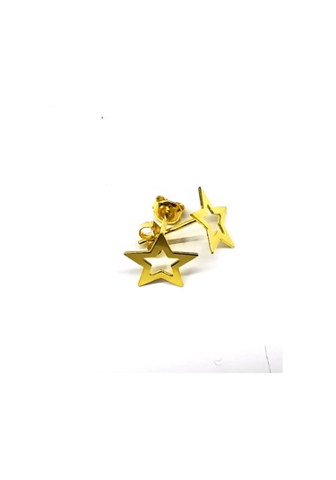 Omar Silver Kadın Yıldız Çivili Gümüş Küpe