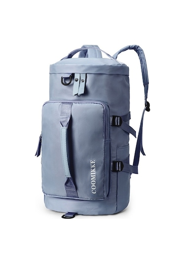 Çok Fonksiyonlu Seyahat Sırt Çantası Büyük Kapasiteli Taşınabilir Davul Çantası Spor Çantası Mavi