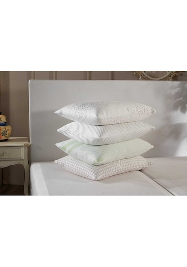 Bambu Yastık Alezi Fermuarlı Yastık Kılıfı 50x70 Cm - 4 Adet