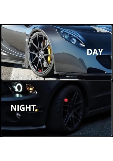 Fastbuy Turcoshop11 4 Parça Sarı Evrensel Kırmızı Kafatası Desenli Oto Valf Kapağı