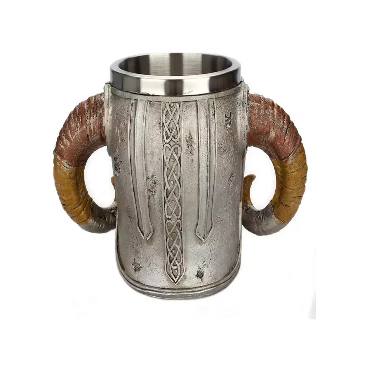 Kemptop Viking Şifonlu Hediye Bira Kupası 175838706 Gri