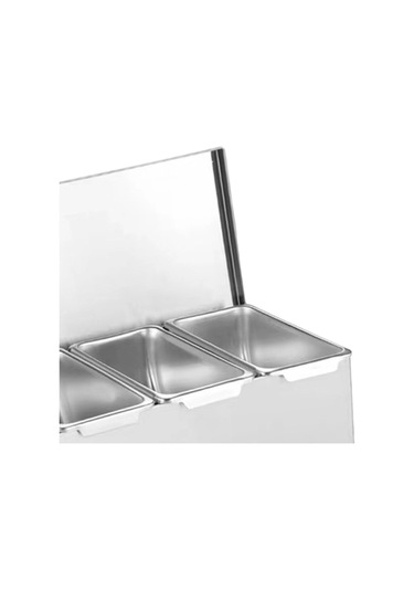 Suntek Baharat Organizatör Kutusu Ayrılabilir Kapları 4-ızgara