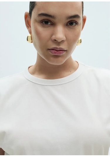 Mango Tişört 411957375 Beyaz