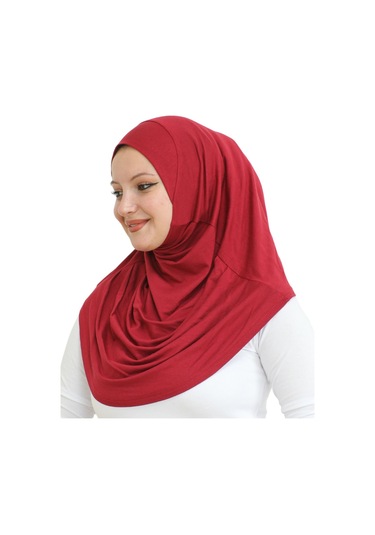 Hazır Giyim Türban Yumuşak Başörtü Şal - Bordo Bordo