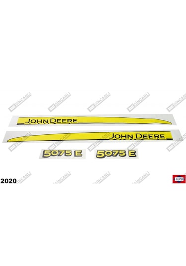 Johndeere 5075 E Yan Yazı Takımı