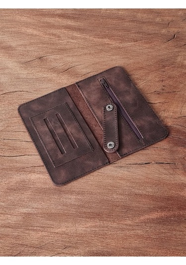 Tiana Acı Kahve Gerçek Deri Tütün Kesesi Tütünlük