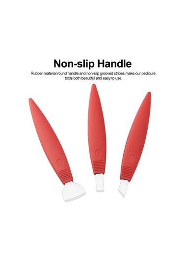 Moveevo Adet Tırnak Eti Bıçağı Ayak Pedikür Nasır Törpüsü Ayak Sert Ölü Deri Temizleyici Ayak Bakım Aracı