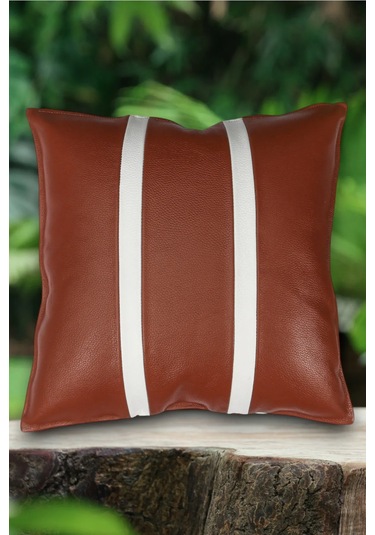 Premium Çift Taraflı Taba Beyaz Deri Kırlent Kılıfı/ev Ve Ofis Için 45x45cm Kırlent Kılıfı Çok Renkli