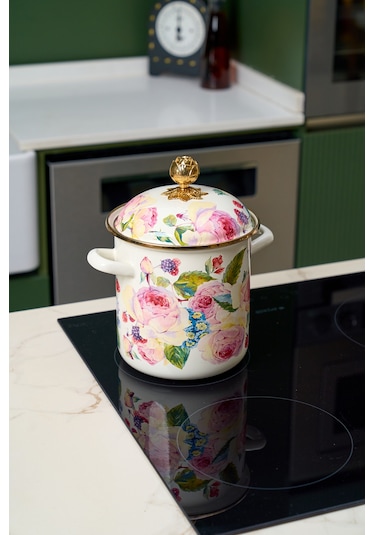 Miss Betty Rose Deluxe Emaye Kuşkonmaz Bakraç 16 Cm