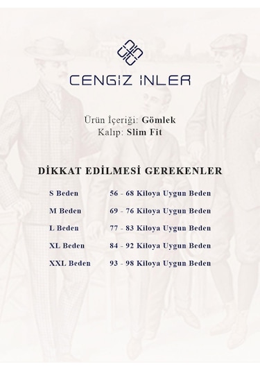 Cengiz İnler Gizli Düğme Ata Yaka Slimfit Damatlık 001