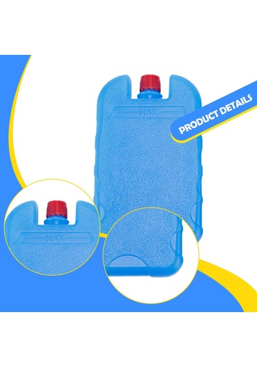 Suntek 6 Adet Buz Bloğu Yeniden Kullanılabilir Sızdırmaz Mavi