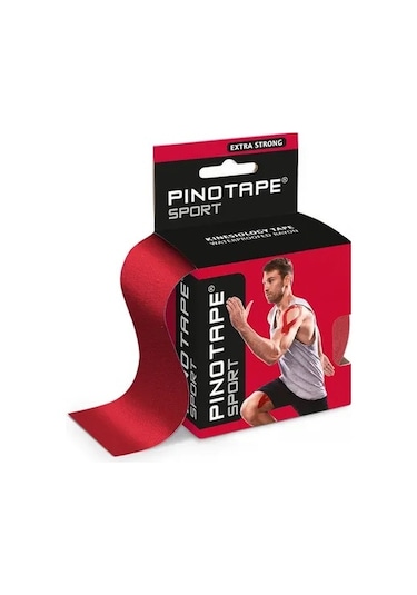 Pino Tape Sport Sporcu Ağrı Bandı 5 CM x 5 M Bordo