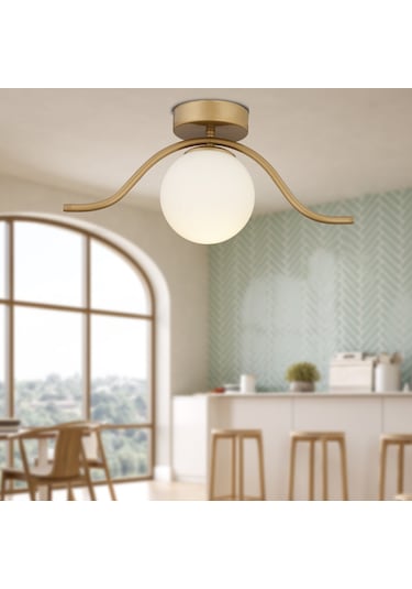 Zeyna Eskitme Tekli Modern Plafonyer Genç Odası Mutfak Yatak Odası Avize