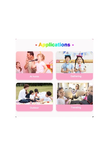 Reedark Mikrofonlu Taşınabilir Karaoke Makinesi - Ev Partileri Ve Aile Eğlencesi İçin Yetişkin & Çocuk Uyumlu Portatif Sistem