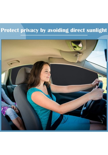 Hfambition Araç Gölgelik Seti - 4 Parça Manyetik Güneşlik İle Gizlilik Ve Uv Koruma
