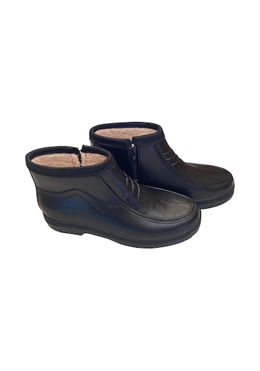Belix Erkek Kışlık Su Geçirmez Peluşlu Bot 41-45 Siyah Siyah