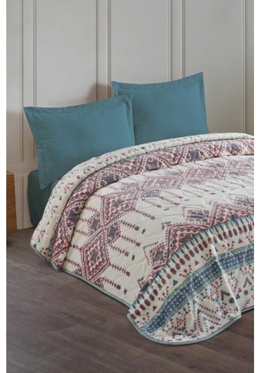 Taç Kristal Çift Kişilik Battaniye Rahil Pembe Pembe