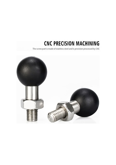 Springsun Motorsiklet Geribakış Aynası Bağlantı Parçası - Paslanmaz Çelik M8/m10 Somun Topu, Telefon Tutucu Ve Spor Kamera Sabitleme Uygulaması