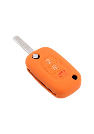 Sones Mercedes-Benz Uyumlu Akıllı Katlanır 3 Düğme Silikon Anahtar Kılıfı Uyumlu Siyah 2 Adet