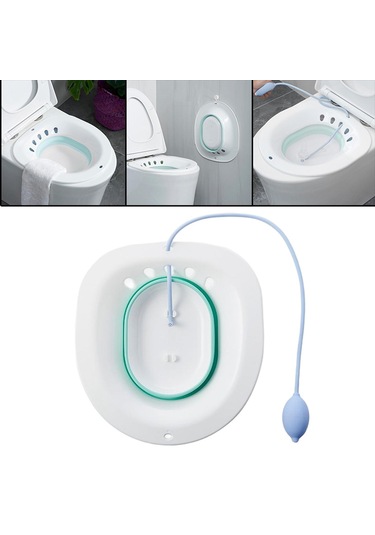 Suntek Magideal Sitz Banyo Yıkama Kalça Lavabo Katlanır Yeşilflusher