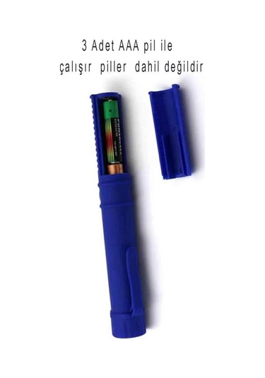 Single Sword Pilli El Feneri - Kalem Tipi Mıknatıslı Kamp Outdoor El Feneri Siyah