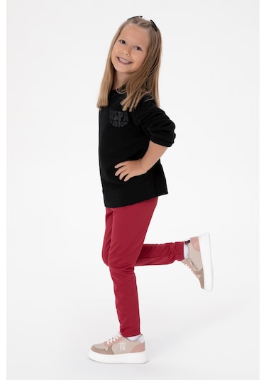 U.s. Polo Assn. Kız Çocuk Siyah Sweatshirt 50314289-vr046 Siyah