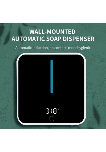Ulzyvf Otomatik Köpüklü Sabun Dispanseri - 400ml Led Ekranlı, Dokunmatiksiz Şarjlı Banyo Aparatı Diğer