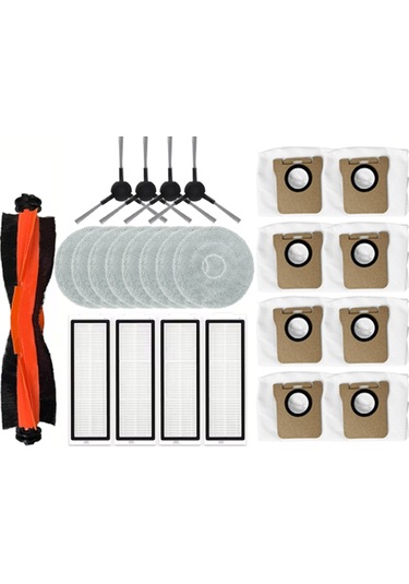 Junzhuodianpu Xiaomi X20 Max / X20 Pro / D109gl / D102gl Elektrikli Süpürge Aksesuar Seti 25 Parça : Elektrikli Süpürge Fırçası, Filtre, Paspas, Toz Torbası